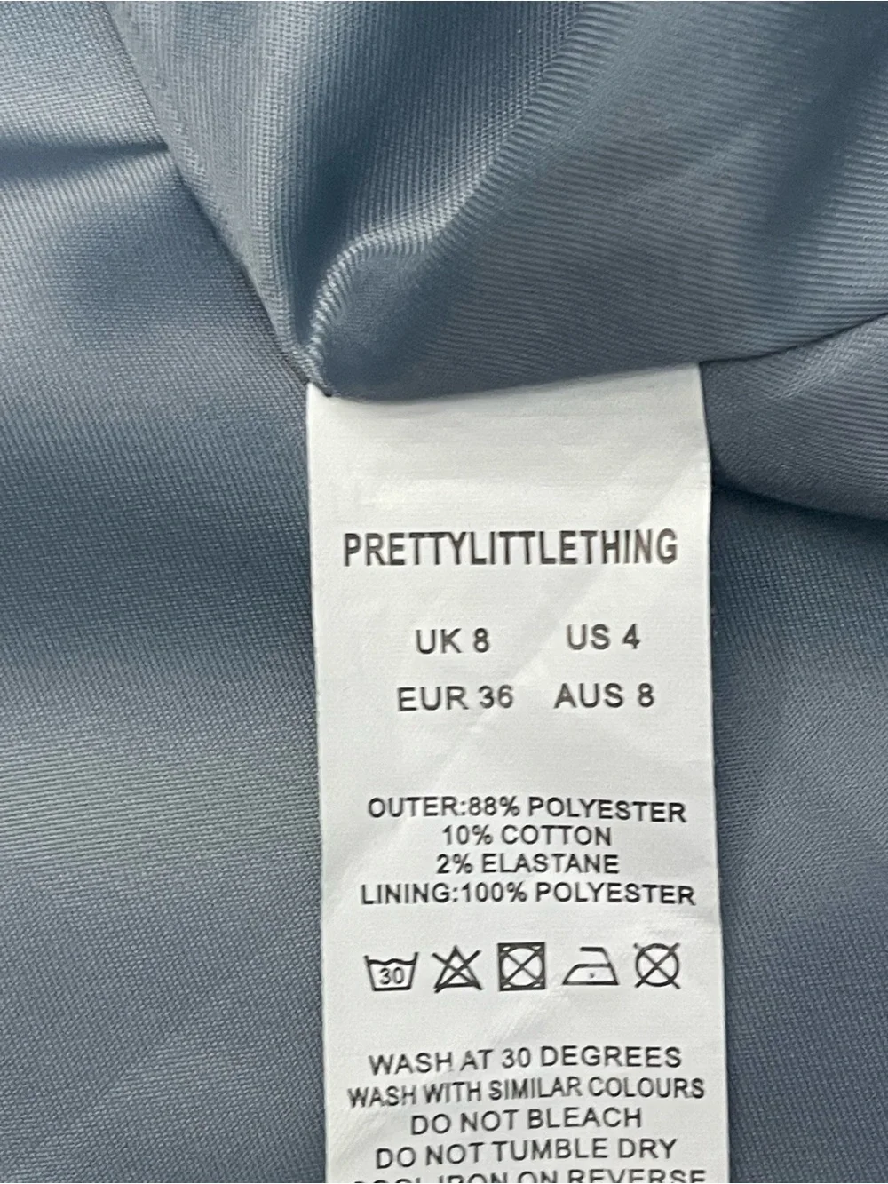 PLT Dusty Blue 2-Piece Tailored Pantsuit Matching Set